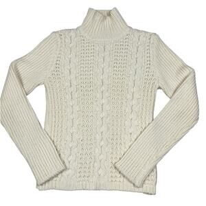 Sisley Womens Size M Wool Blend Creak Pullover Knit Sweater